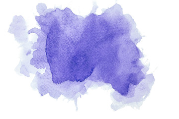 Purple watercolor hand painted