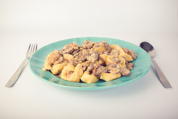 pasta with mushrooms 