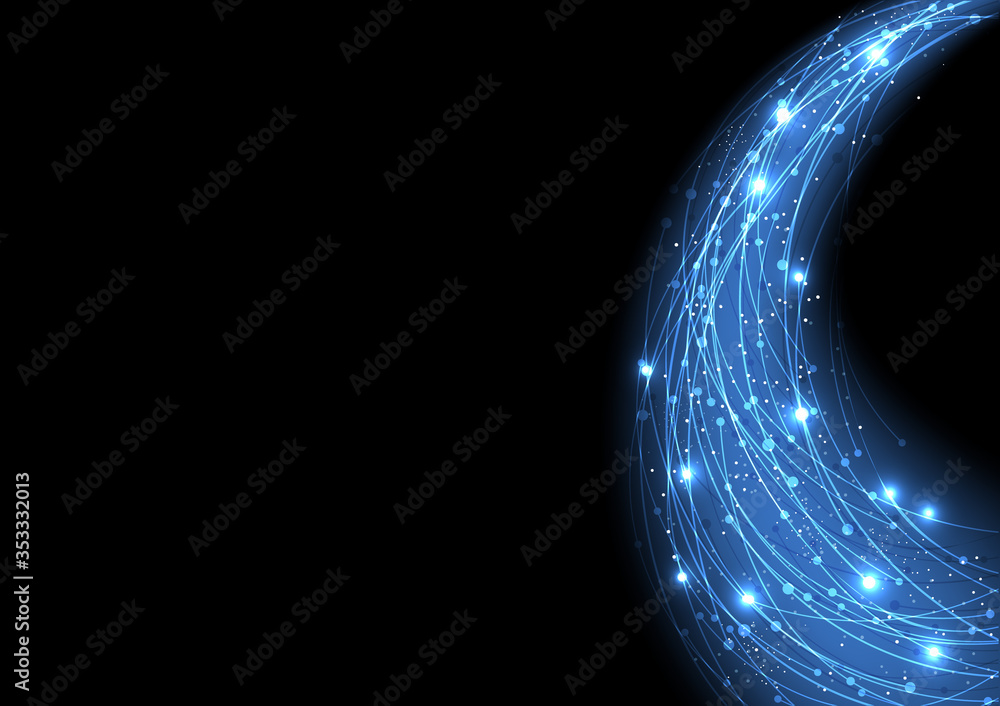 Poster vector background abstract technology communication data science