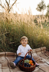 little girl playing in park