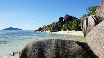 tropical seychelles island