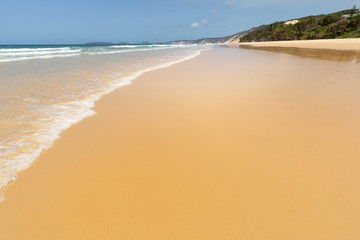 Rainbow Beach and his orange sand