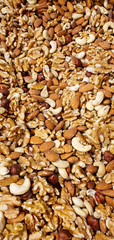 Nuts mix Walnuts cashew Almonds Hazelnuts