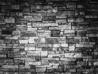 spot outstanding abstract B&W brick wall texture and background. 
