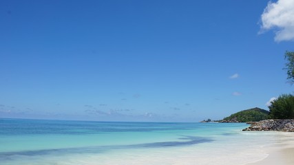 tropical seychelles island