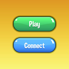 GUI User Interface Kit for Game Development with Buttons