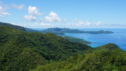 Fototapeta premium tropical seychelles island