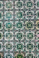 Traditional ornate portuguese decorative color tiles azulejos. Abstract background. Seamless colorful patchwork in turkish style.