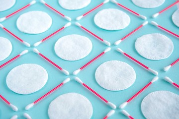 Cotton pads and swabs