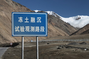 Verkehrsschild Himalaya