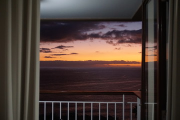 Ocean view, sunset