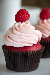 Fruit cup cakes prepared with a special presentation.