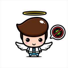 vector design doctor is a savior angel