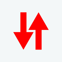 Red arrow icon