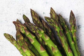 A bunch of asparagus sprouts