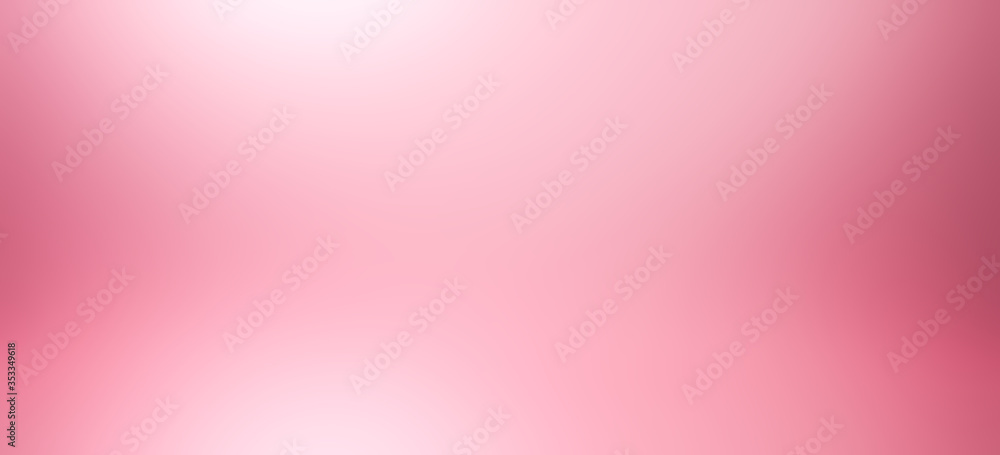 Fototapete Abstract background for wallpaper, pattern and label on website. Light 3d pink metal texture or shiny metallic gradient. Empty pastel background. 3d rendering design. blank backdrop.