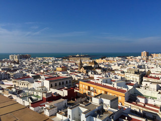 Fototapeta premium View over cadiz city