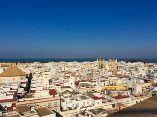 View over cadiz city