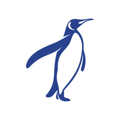 Penguin bird logo design vector. Icon Symbol. Template Illustration