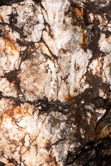 Detailed closeup of a real macro rock texture