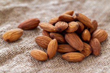 Almond seeds Top food for health Cereal grain that has many properties