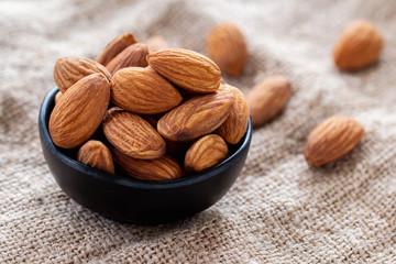 Almond seeds Top food for health Cereal grain that has many properties