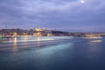 night view of istanbul