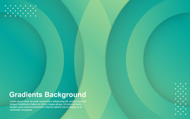 Illustration vector graphic of Abstract background gradients color modern design