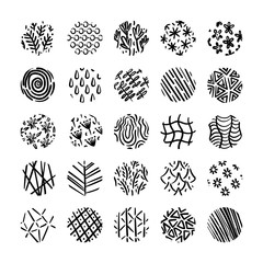 bundle of organic patterns set