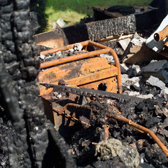 electric generator after fire