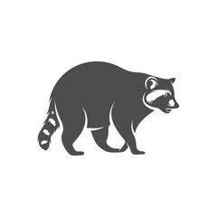 Racoon logo design vector. Icon Symbol. Template Illustration