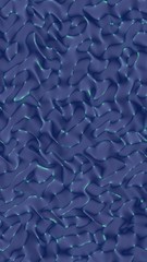 Fototapeta premium Graphic illustration - liquid pattern dark blue color. Modern abstract background. Design wallpaper. 3D illustration