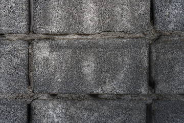 Concrete block wall background and texture.