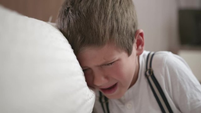 parenting, haywire capricious male child hysterical and crying due to misconduct or punishment