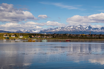 View from Ushuaia harbour, Argentina