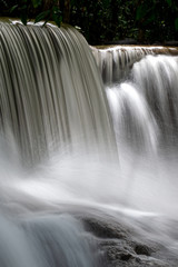 Huai Mae Khamin Waterfall Kanchanaburi  Thailand