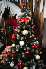 decorated christmas tree