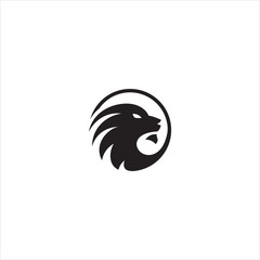 lion tiger animal icon logo