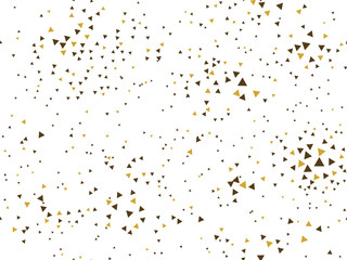 Triangles seamless background, messy chaotic vector pattern, particles texture pattern for wallpaper or print or textile or wrapping paper.
