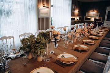table setting for a wedding
