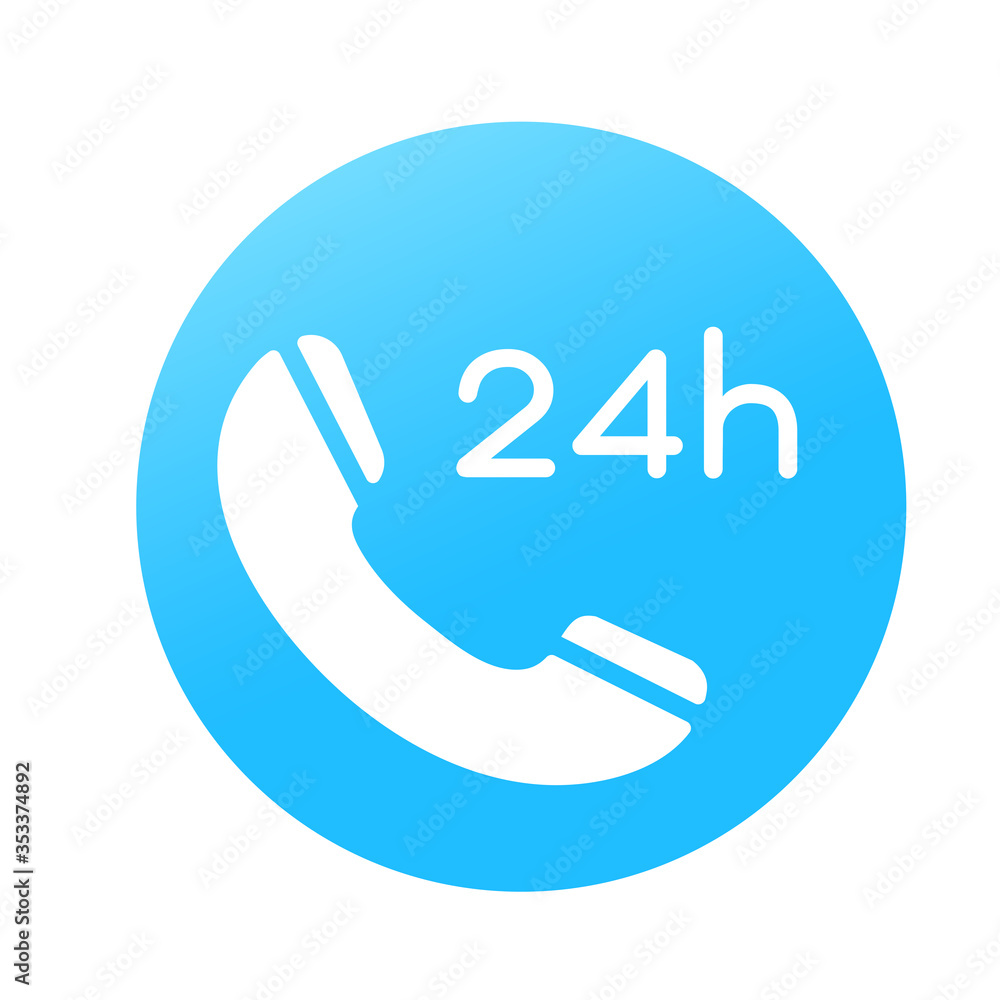 Poster vector icon for phone making a loud noise the concept of calling to order products.