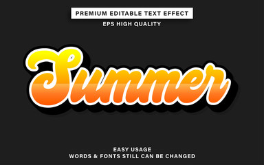 text effect - summer