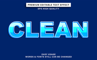 text effect - clean