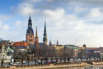 Fototapeta na wymiar View of Riga, Latvia