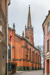 Fototapeta na wymiar St. Saviour Church, Riga, Latvia