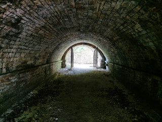 tunnel in the dark