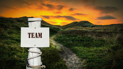 Street Sign to Team