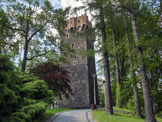 Cieszyn Poland Piast Tower a defence tower wos built of the 14th century