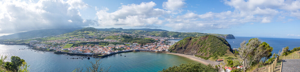 Fototapeta na wymiar Walk on the Azores archipelago. Discovery of the island of Faial, Azores. Portugal, Azores. Horta