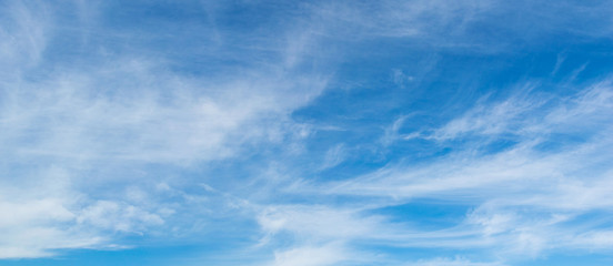 Abstract white clouds and Blue sky in sunny day background.Natural Celestial World concept with blue sky and clouds Use as background.